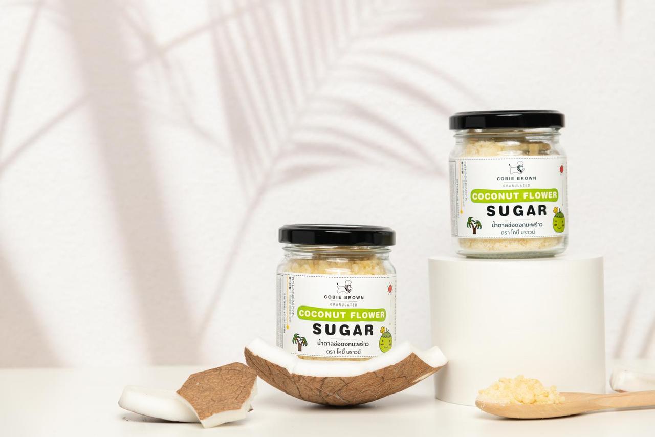 น้ำตาลช่อดอกมะพร้าว 133 กรัม 1 กระปุก