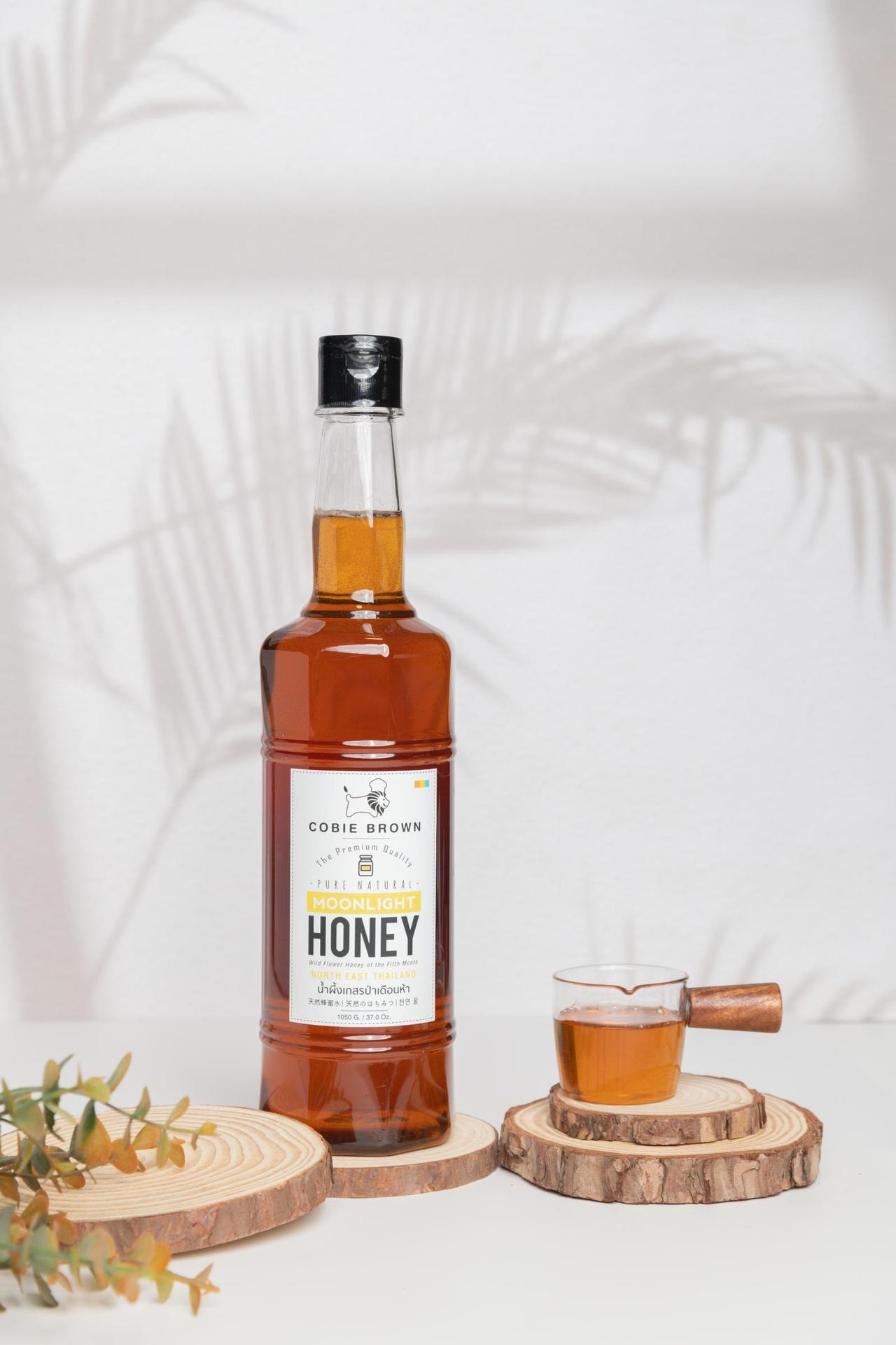 น้ำผึ้งเกสรดอกไม้ป่า Moonlight 1050 กรัม 1 ขวด